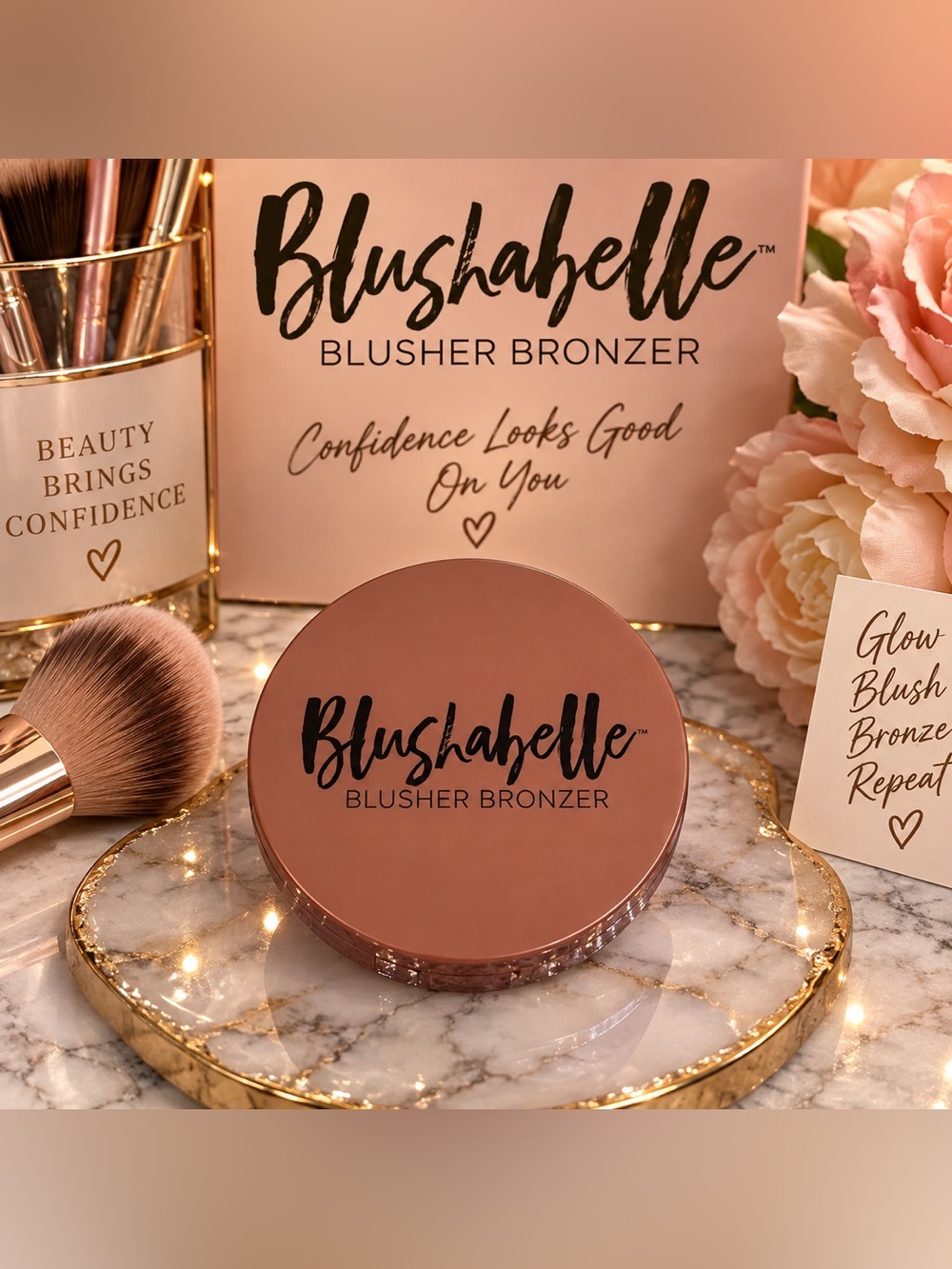 ✨ NWT Blushabelle Blusher Bronzer – Coral Crush ✨